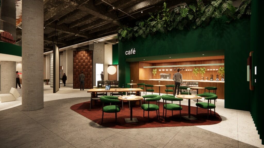 Pavimento superior com café - Foto: DEXCO Pavimento superior com café - Foto: DEXCO
