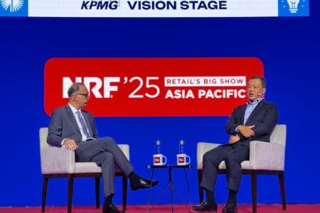 Vipul Chawla, CEO do FairPrice Group, na NRF 2026/Divulgação The Investor